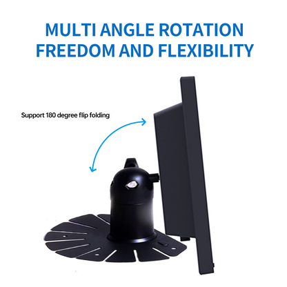 Unew 10.1 inch Monitor 1280X800 Industrial Display for Office Home CCTV Support VAG HDMI AV BNC DVI With Stand Speaker